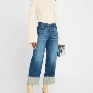 10 Crosby Derek Lam Blue Cropped Jeans